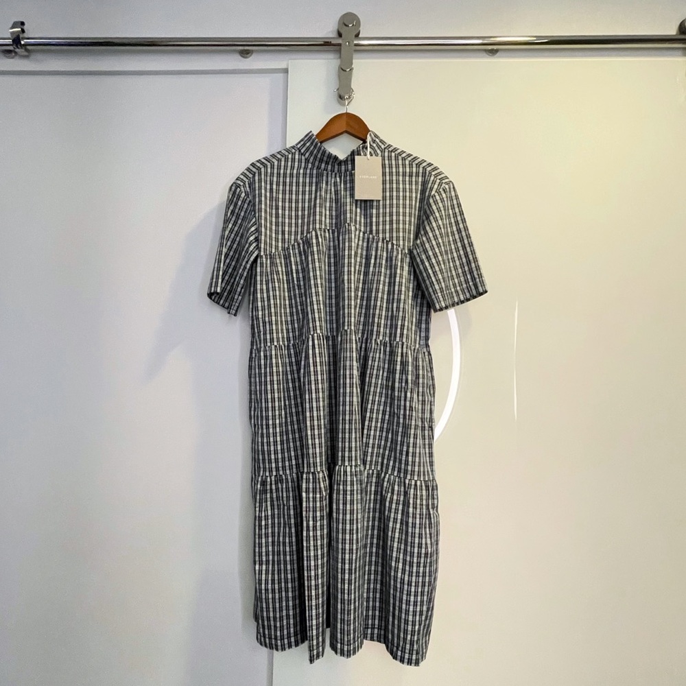 Everlane Tiered Mockneck Dress